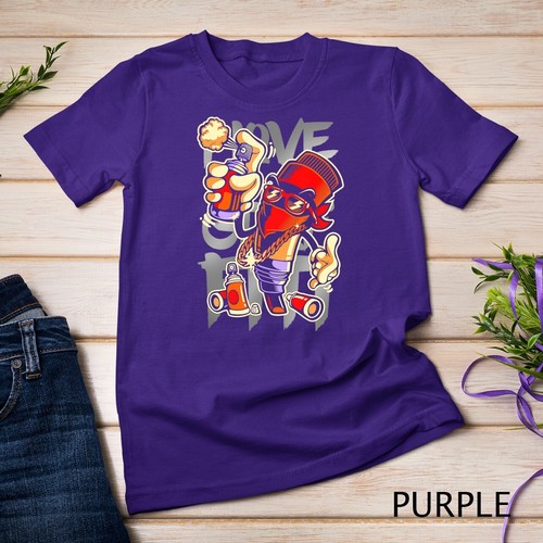 Camiseta unisex I Love Graffiti Arte Pintura en aerosol Graffiti Artista Regalo urbano - Imagen 10 de 15