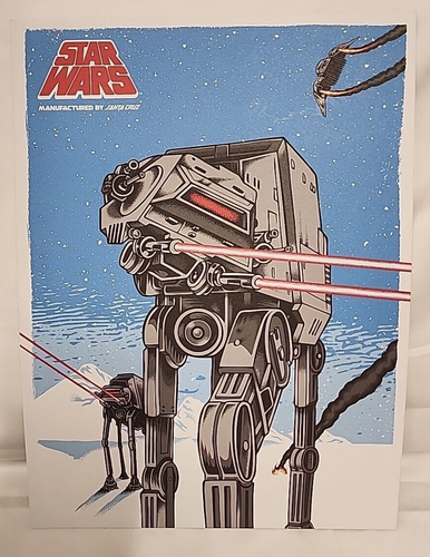 Juego de póster exclusivo Star Wars R2D2 AT-AT 9 X 12 SDCC Comic-Con 2015 - Imagen 3 de 6