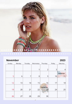 KATE UPTON 2023 Wall Calendar | eBay