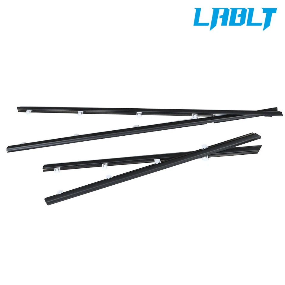 LABLT Window Moulding Trim Weather Strips Seal Belt For 2012-14 2015 Honda Civic Foto 4 de 4