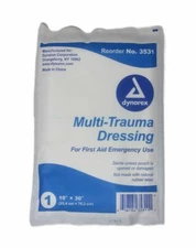 Dynarex 3531 Multi Trauma Dressing - 10" x 30"