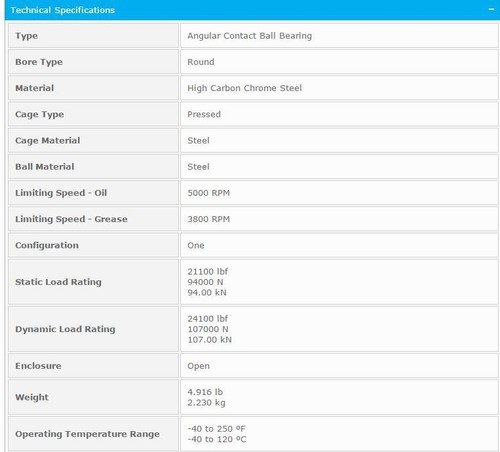 NTN 7218B Single Angular Contact Ball Bearings - Open Type 90x160x30mm. - Picture 4 of 5