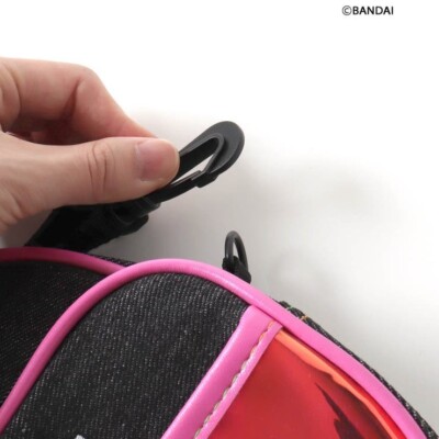 Tamagotchi Shoulder Bag Fluffy Pad & Heart Charm Breeze from Japan