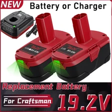 19.2 Volt For Craftsman C3 DieHard 8.0Ah Lithium ion XCP Battery / Charger 11375