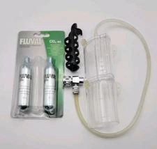 Fluval Mini Pressurized CO2 Kit 15 Gal Diffuser Threaded Cartridge x2