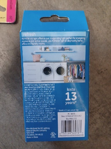 GE Refresh LED Light Bulbs, 40 Watt Eqv, Daylight HD Light, Decorative Bulbs,...