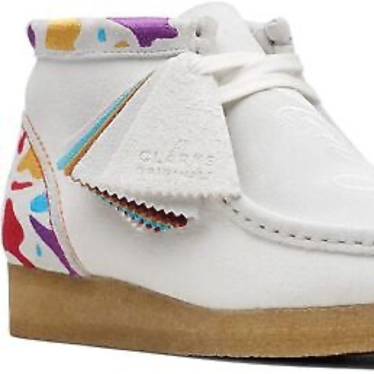 Clarks Wallabees ホワイトレザー Clarks OriginWallabee / メンズ オリジンワラビー （ホワイト