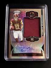 2024 Certified - Freshman Fabric Mirror Signatures #FMS-LMY Luke McCaffrey /349