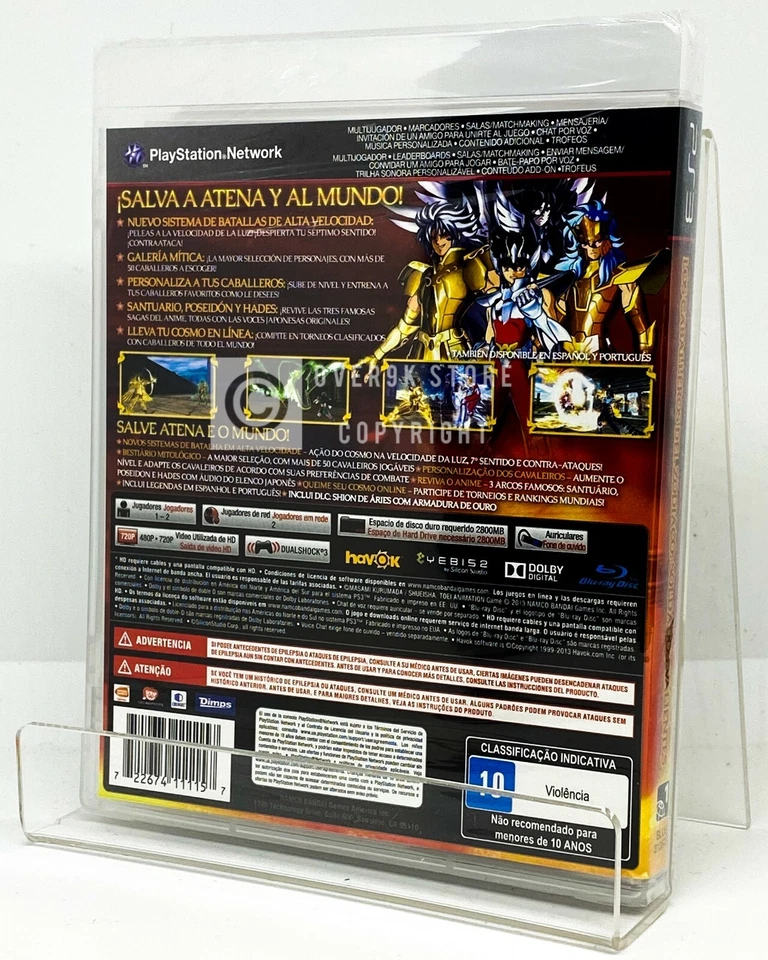 Saint Seiya Soldados Valientes - Los Caballeros Del Zodiaco - PS3 - Brand New - Image 4 of 4