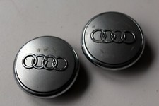 Rare jeu de moyeux cache centre plastique roue alliage Audi MG-P1015C1 classi...