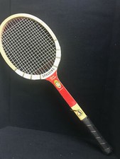 Vintage Spalding Wooden Tennis Racket Paucho Gonzales Tournament Model
