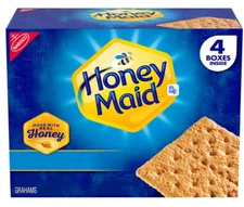( 2 Pack) Honey Maid Honey Graham Crackers, 14.4 oz., 4 pk Inside