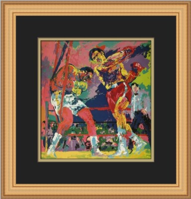 Leroy Neiman Frazier-Ali Jamaica Custom Framed Print
