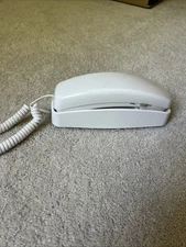 AT&T 210 Basic Trimline Corded Phone Single Line No AC Power Required White mint