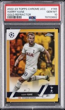 2022-23 TOPPS CHROME UEFA CLUB COMPETITIONS #166 HARRY KANE 16/50 PSA 10