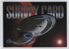 1995 SkyBox Star Trek: Voyager Season One Series 1 Survey Card USS Voyager 0nr3