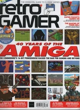 40 YEARS OF THE AMIGA RETRO GAMER MAGAZINE ISSUE #275 UK 2025