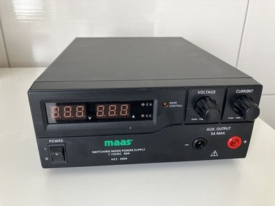 Maas HCS-3600 Switching Mode Power Supply 1-15VDC 60A Bench Lab PSU Tested