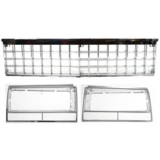 Grille and Headlight Door Kit For 1982-1987 Chevrolet El Camino 1982-1983 Malibu