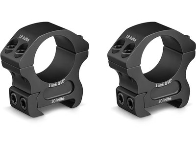 Vortex Pro Series 1 Inch Scope Rings Medium Height Scope Rings PR1-M