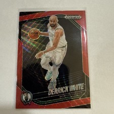 2024-25 Panini Prizm Black - Derrick White #146 Ruby Wave Prizm