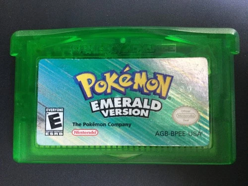 Pokemon Emerald GBA - AUTHENTIC - Dry Battery - Tested