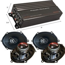 4 Channel 2000W Amplifier 4X 500W 6x8" Speakers for 1994-2014 Ford Mustang