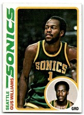 1978-79 Topps Gus Williams Seattle SuperSonics #39