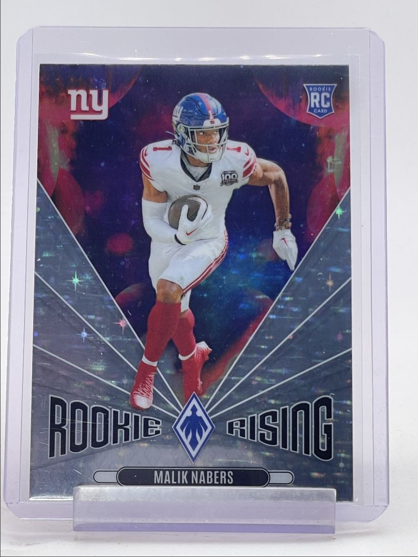 MALIK NABERS 2024 PHOENIX ROOKIE RISING STARS PRIZM GIANTS RC Q4348