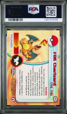 2000 TOPPS CHROME POKEMON T.V. #6 CHARIZARD PSA 10 | eBay