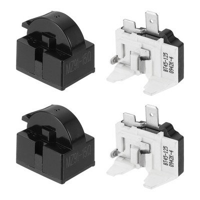 PTC Starterrelais und Überlastschutz für Kühlschrank Kompressor 15 Ohm