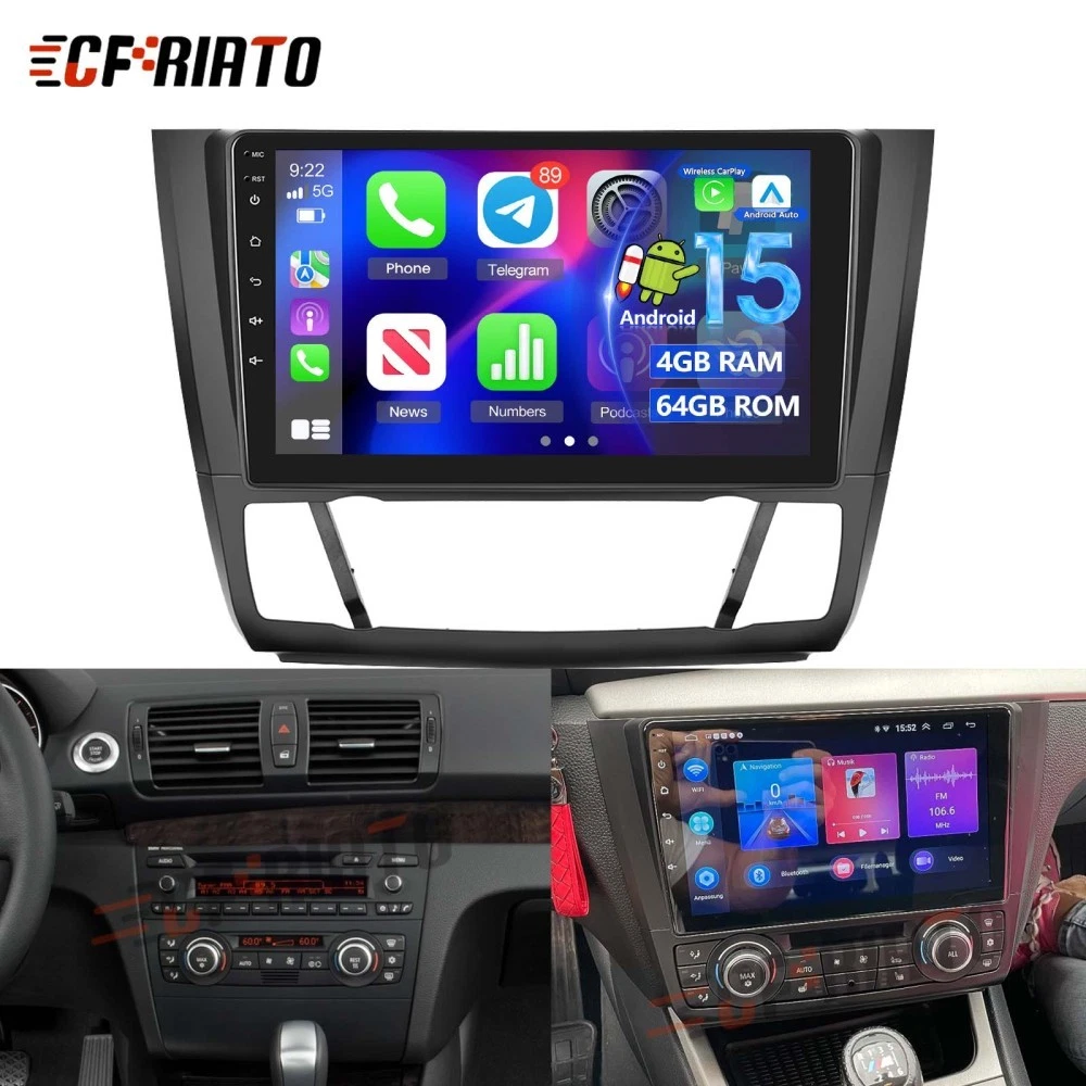 Android 11 - Radio estéreo de coche para BMW X1 E84 2009