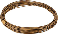 35M/115Ft 3Mm round Plastic Wicker in Wood Color, Brown Rattan for Repairing Pat