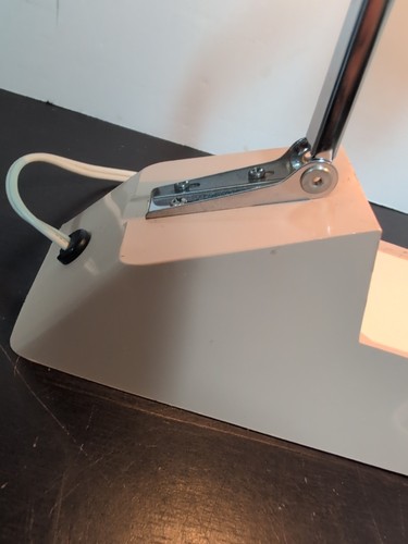 Vintage MCM klappbare Hi/Low Intensity kompakte klappbare Schreibtischlampe Leuchte funktioniert - Bild 8 von 19
