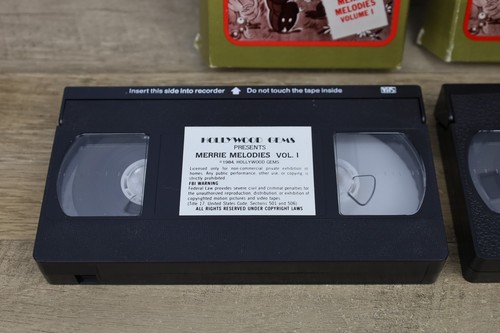 Volume 1 & 2 Hollywood Gems Cartoon Merrie Melodies VHS - Imagen 9 de 13