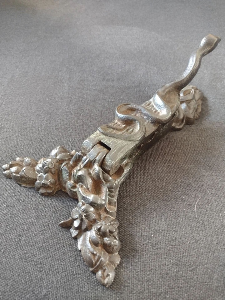 Caducée De Pharmacie. Ancien Mâche Bouchon en fonte circa 1900 - Photo 4/4