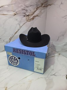 Chapeau De Cowboy Resistol Diamond – Castor 25X, Taille 7 Long Ovale, Fer à Cheval