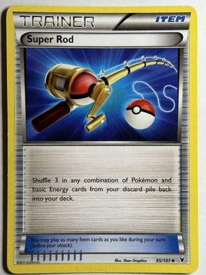 Super Rod Noble Victories 95/101 MP-LP Pokémon Card