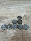 1965-1969 Estate Fresh Lot Of 8 Kennedy Half Dollars 40% Silver