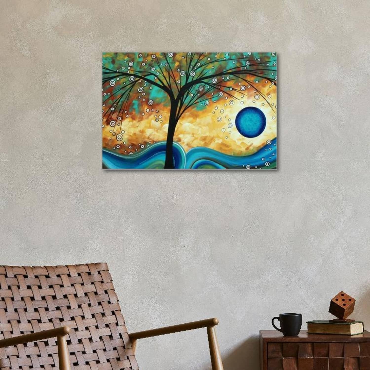 Stretched Canvas Print Summer Blooms by Megan Aroon Duncanson, 36" x 24"