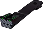 HiViz UNI2006 Fiber Optic Universal Rear Rifle Sight 3/8" Dovetail
