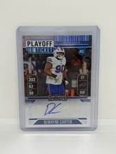 2024 Panini Contenders - #265 DeWayne Carter Playoff Ticket Auto /149 RC