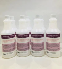 ISOPROPYL ALCOHOL 99% - NO IMPURITIES 2 GALLONS PACKED IN 8 QT BTL-MADE IN USA-O