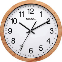 10 Vintage Wood Grain Silent Wall Clock for Home Décor