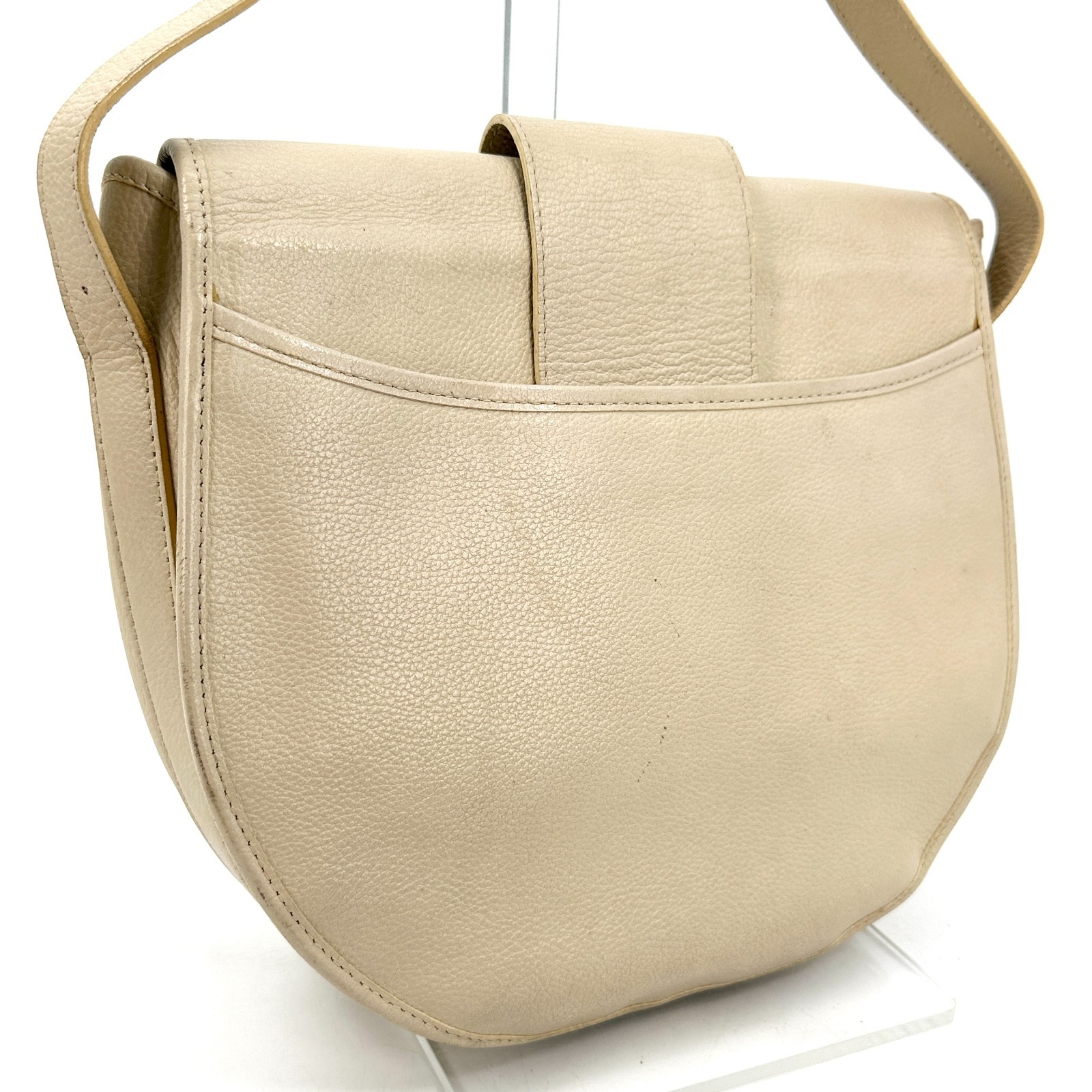 Borsa a tracolla Saint Laurent YSL in pelle borsa Cassandra avorio oro autentica