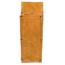 Thick Cowhide Welding Rod Holder Tool Bag for Waist Mount 35x12cm Yellow