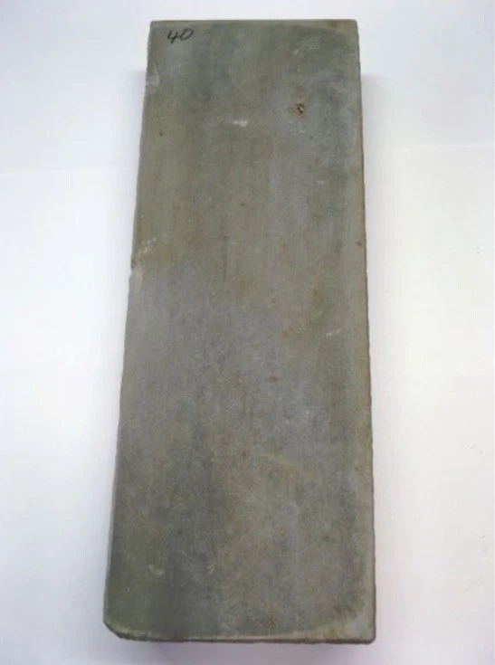 Piedra de afilar natural japonesa shohonyama 正本山合砥 traje verde 綠板 1078 g grano 6000 Lv4.0 Foto 2 de 4