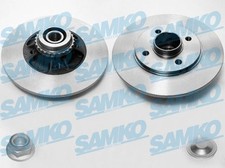 SAMKO Bremsscheiben voll hinten passend für Renault Clio II BB CB