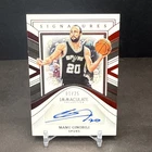 Manu Ginobili 2022-23 Immaculate Collection Signatures AUTO Red 1/25 Spurs AV1