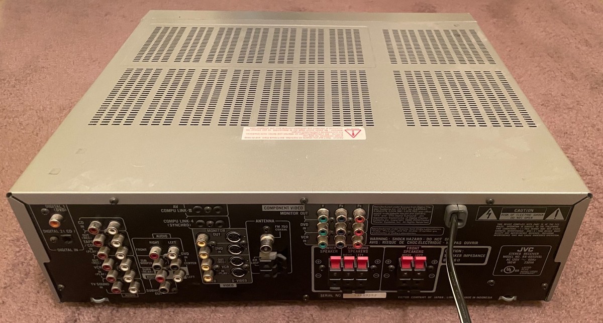 JVC RX-6032V Surround Sound AM/FM Stereo Receiver | eBay